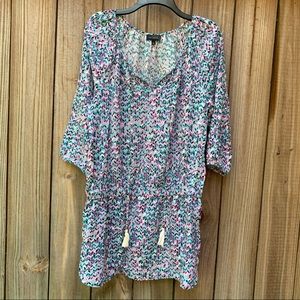 The limited colorful geometric tunic/L